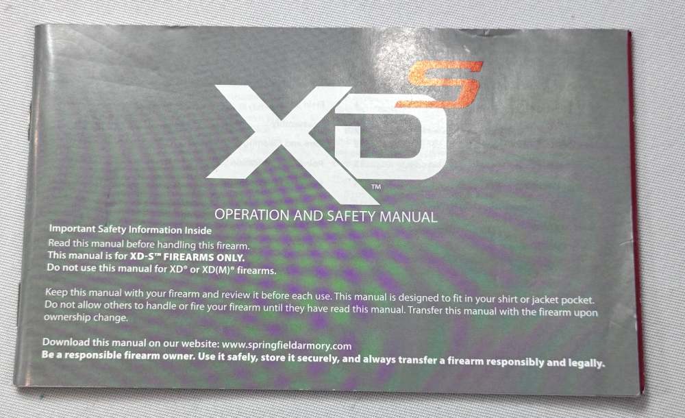 Springfield XD-S 3.3 Pistol, Barely Used, 9mm, 7 Mags, Holster, Mag Pouch-img-23