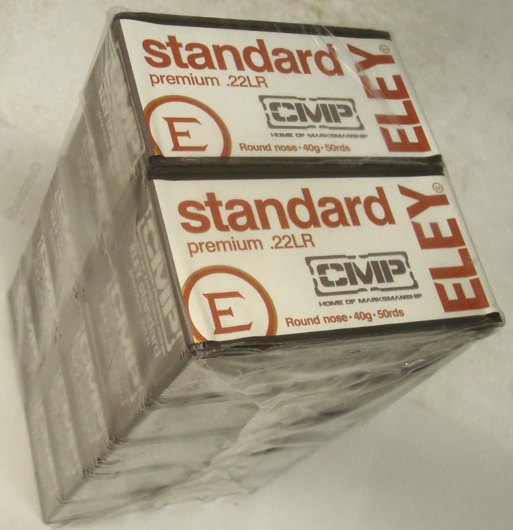 500 ELEY Standard Velocity RN Premium .22 LR 22 40 grain Round Nose CMP-img-1
