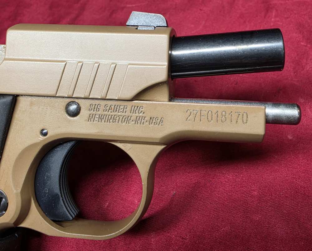 Sig Sauer P-238 Emperor Scorpion FDE .380 Auto W/2 Magazines-img-10