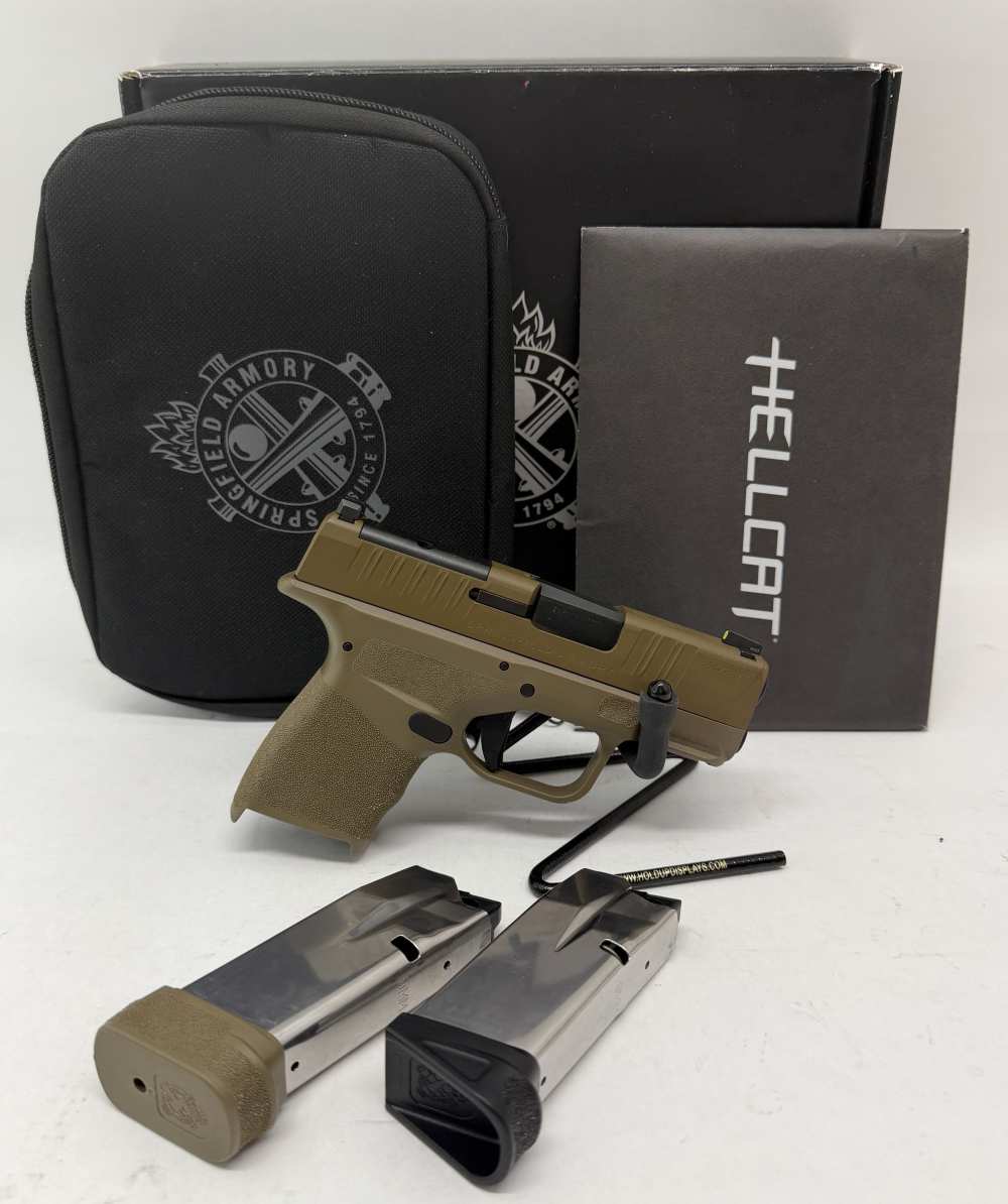 Springfield Hellcat Micro OSP 3" 9mm Semi-Auto Pistol w/ Two Mags, Acc.-img-0