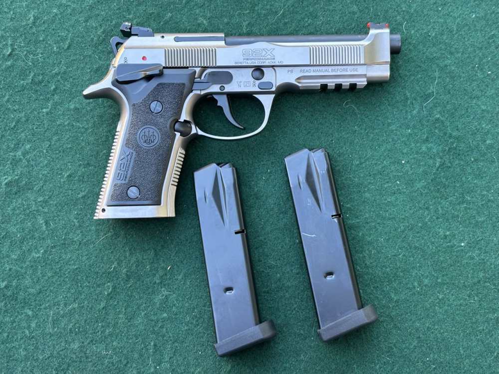 Beretta 92X Performance J92XR21 9mm — Exc.Condition — Original Case - 2mags-img-1