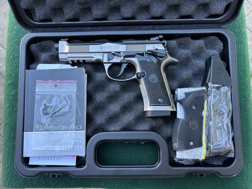 Beretta 92X Performance J92XR21 9mm — Exc.Condition — Original Case - 2mags-img-0