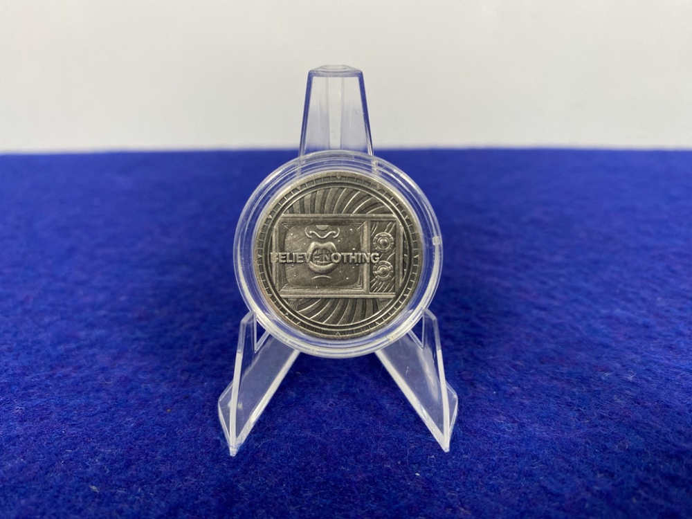 -DESIRABLE- Reckless Metals *Believe Nothing*  1 Troy Ounce .999 SILVER Rnd-img-4