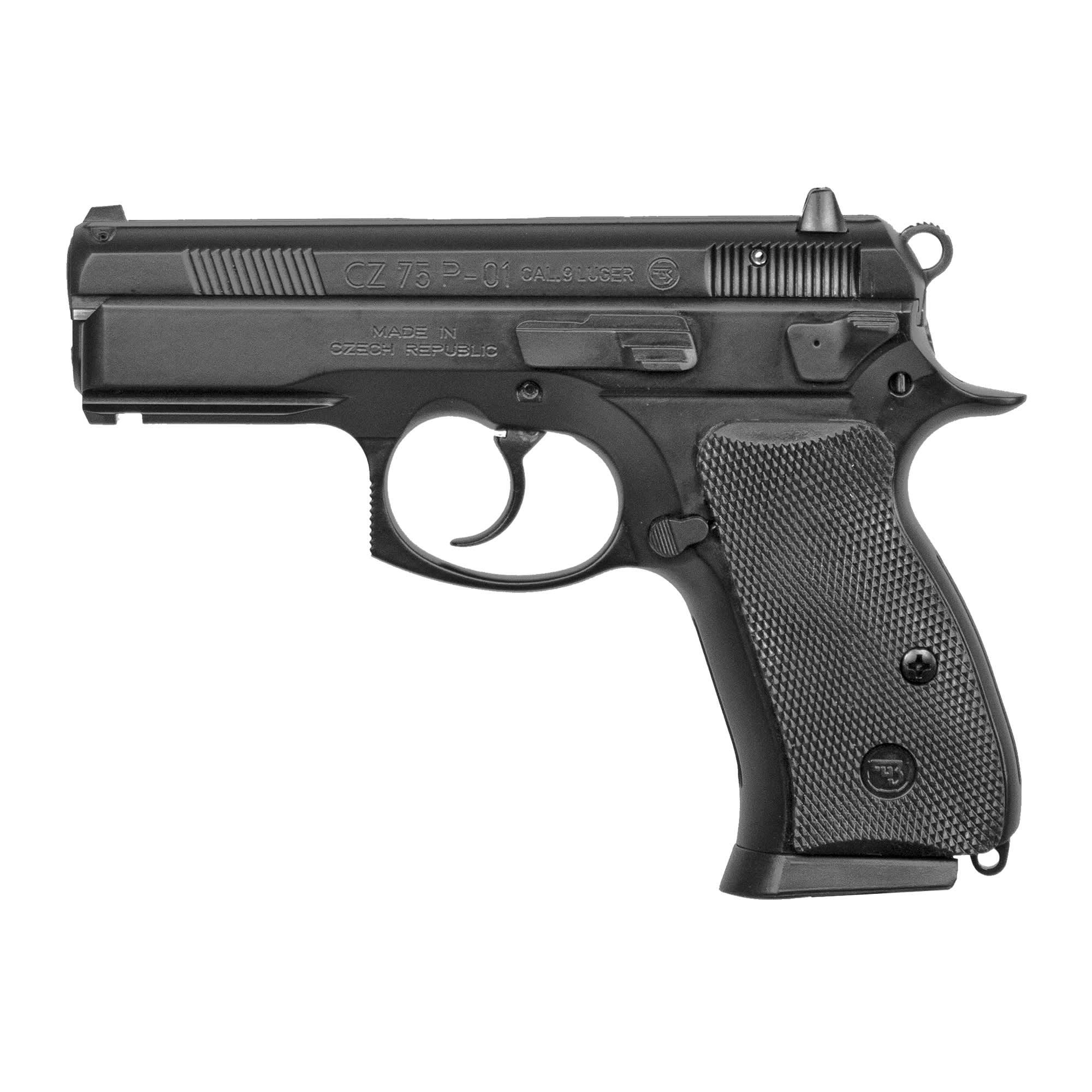 CZ 75 P01 9MM 3.75" ALLOY BLK 10RD-img-0