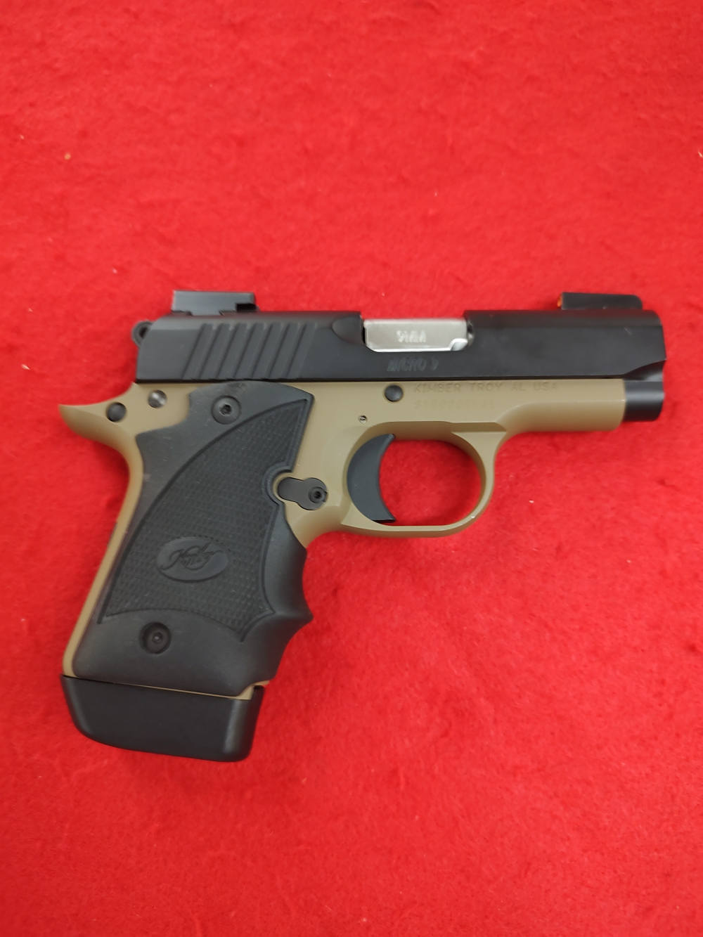  KIMBER MICRO 9 DESERT 9MM 3.1" SAO 7+1 *NEVER FIRED* (PRE-OWNED)-img-1