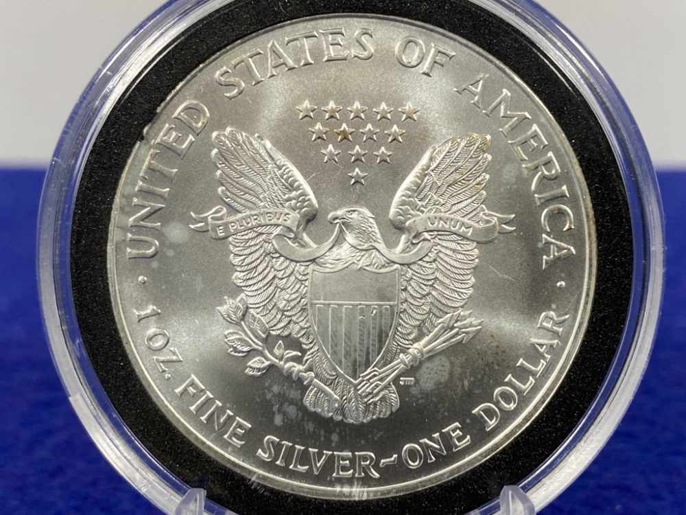 2000 Silver Eagle -BEAUTIFUL COLORIZED SPECIAL EDITION- 1 Troy Oz of SILVER-img-5