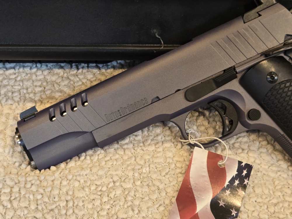 Auto Ordnance 1911 Pistol 45 ACP 5" NORTHERN LIGHTS NIGHT SIGHTS NEW IN BOX-img-2
