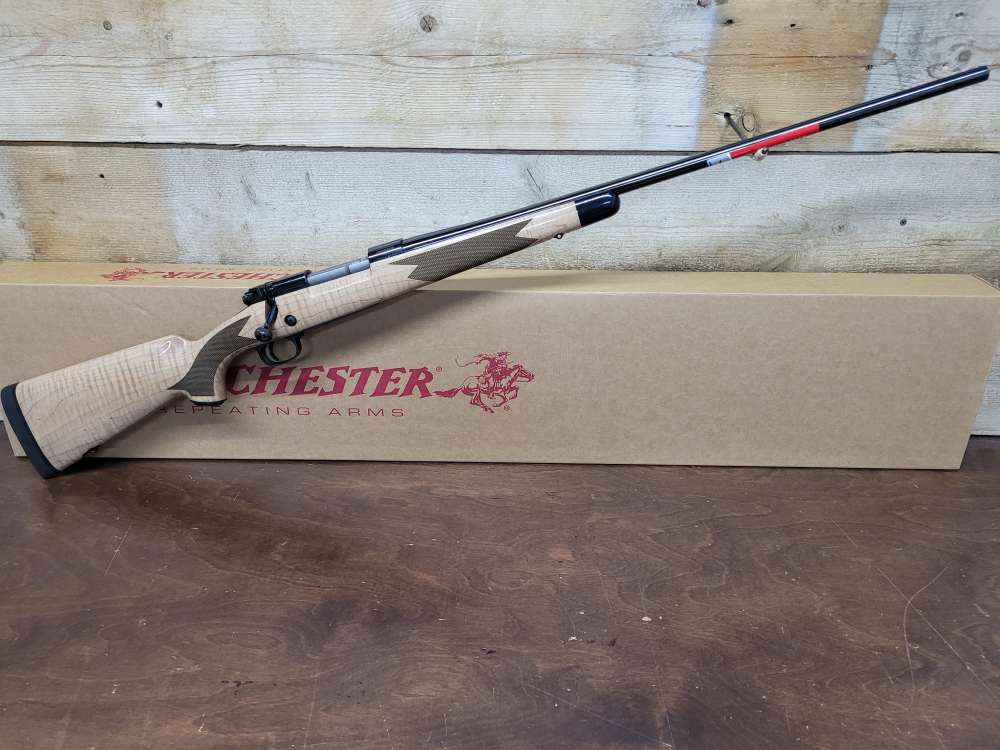 New Winchester Model 70 Super Grade Maple 300WM 26"bbl -img-0