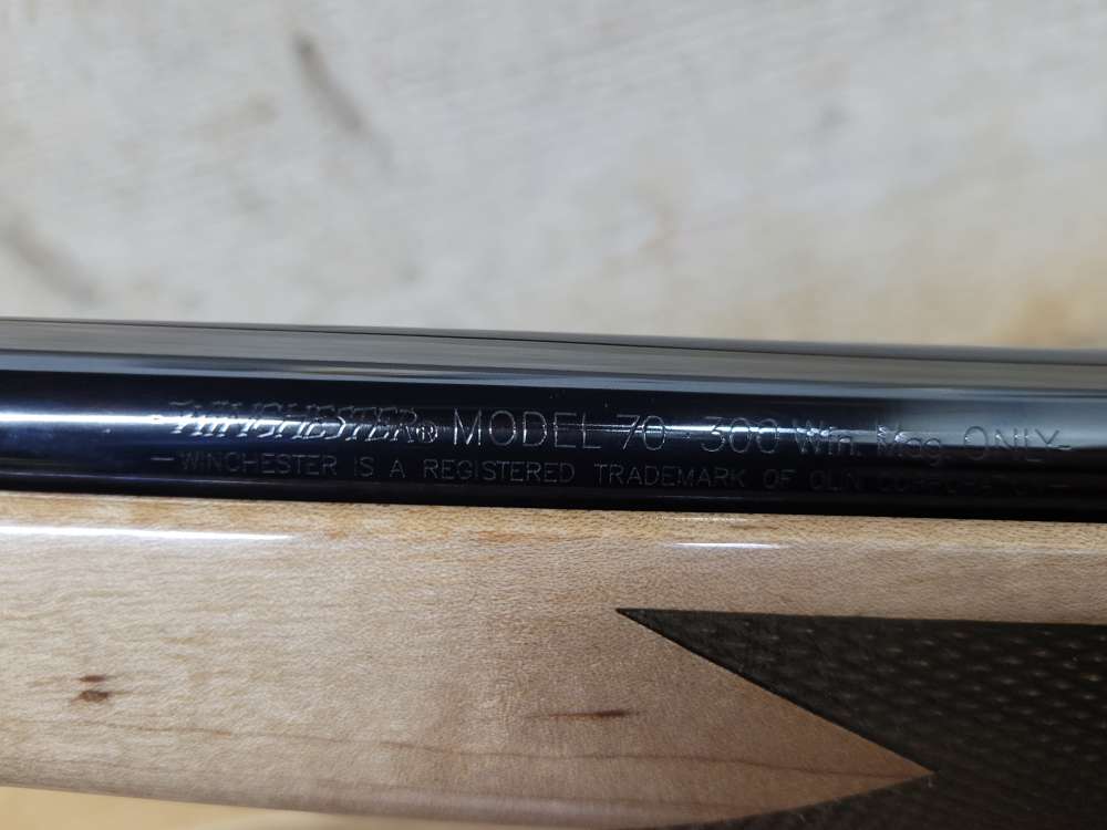 New Winchester Model 70 Super Grade Maple 300WM 26"bbl -img-30