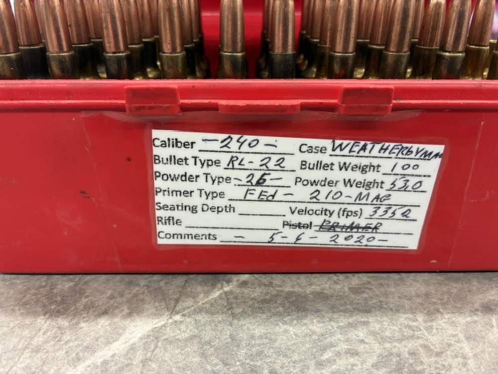 300 rounds of 240 Weatherby ammo Norma Brass-img-3