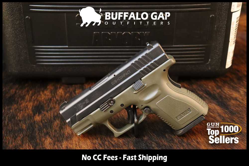 Springfield XD9 Sub Compact 9mm Semi Auto Pistol w/Box + Holster-img-0