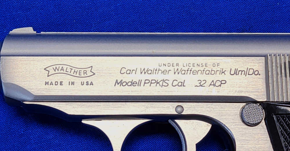 RARE VINTAGE 1998 WALTHER PPK/S .32 ACP 3.3" STAINLESS -img-5