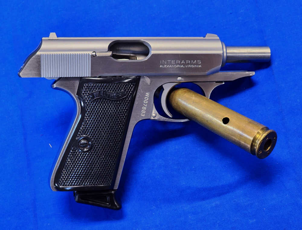 RARE VINTAGE 1998 WALTHER PPK/S .32 ACP 3.3" STAINLESS -img-7