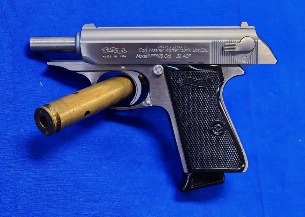 RARE VINTAGE 1998 WALTHER PPK/S .32 ACP 3.3" STAINLESS -img-8