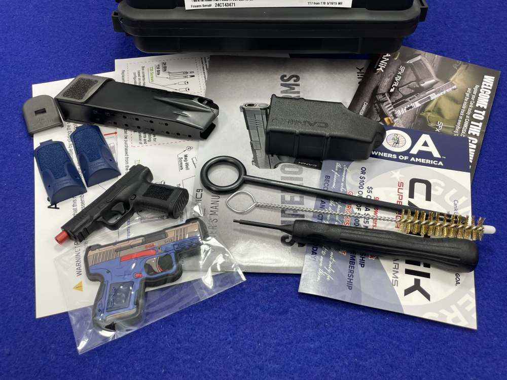 Canik METE MC9 9mm 3.18" Red/Blue *EXCELLENT OPTICS READY CONCEAL CARRY*-img-6