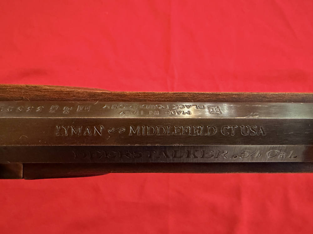 LYMAN DEERSTALKER .54 CAL PERCUSSION RIFLE-PEDERSOLI MADE ITALY-BRIGHT BORE-img-32