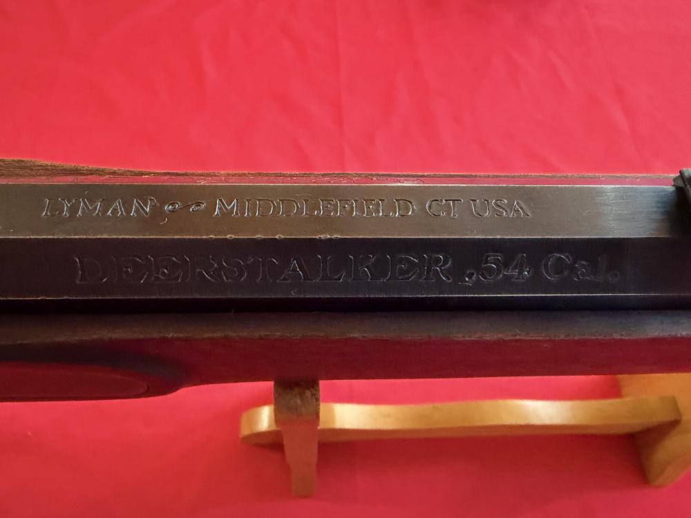 LYMAN DEERSTALKER .54 CAL PERCUSSION RIFLE-PEDERSOLI MADE ITALY-BRIGHT BORE-img-33