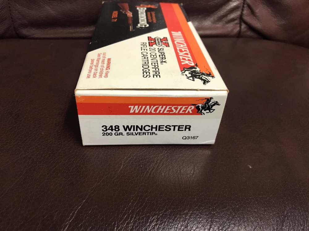 Winchester Commemorative 348 Win 200gr Silvertips -img-1