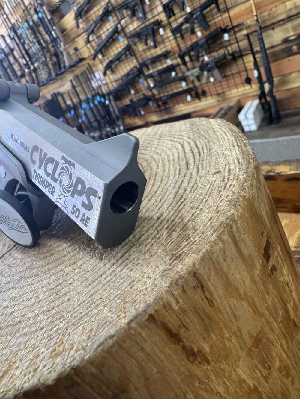 Bond Arms Cyclops Thumper Big Bore Pistol - 50 AE, 1rd, 4.25", Stainless-img-3