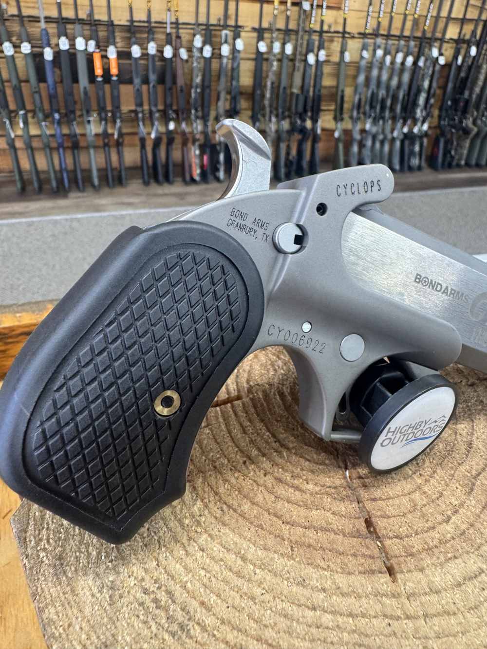 Bond Arms Cyclops Thumper Big Bore Pistol - 50 AE, 1rd, 4.25", Stainless-img-1