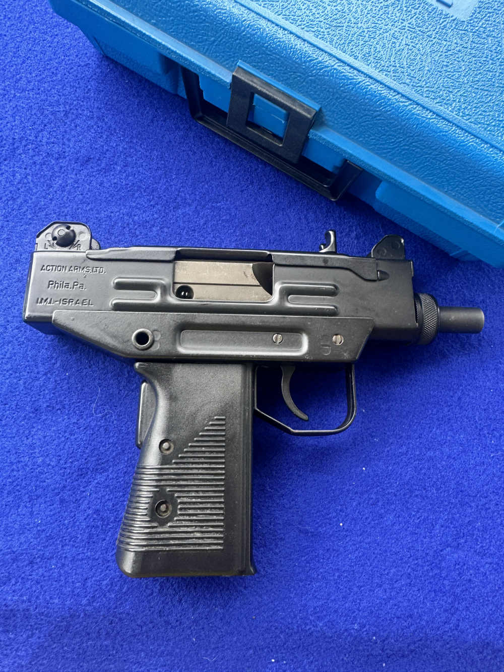 In Box Pre Ban Action Arms Uzi Pistol IMI Israel 9mm -img-31