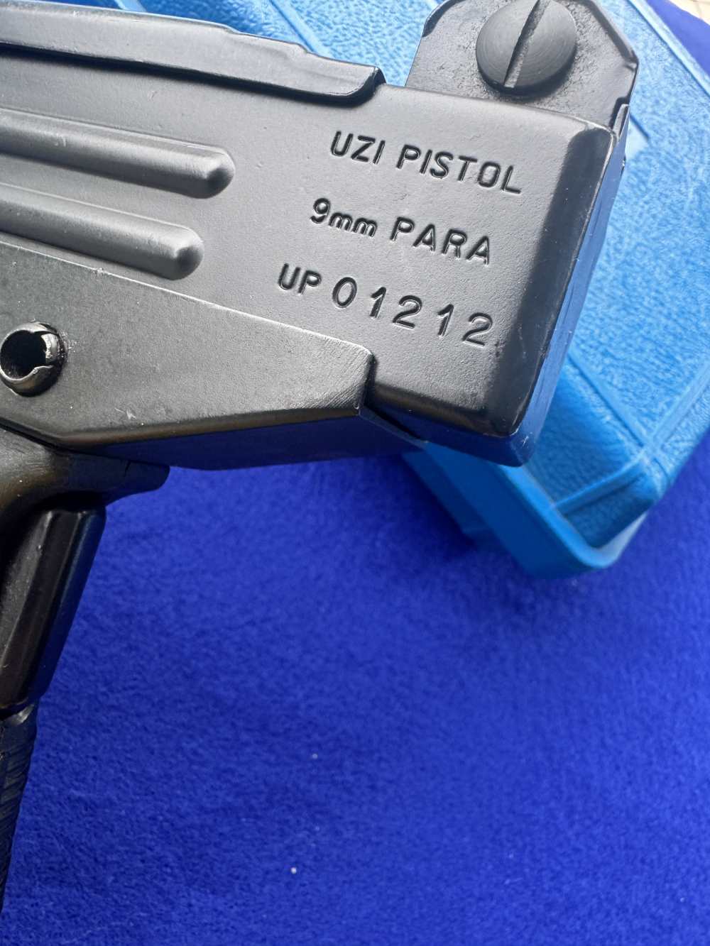 In Box Pre Ban Action Arms Uzi Pistol IMI Israel 9mm -img-4