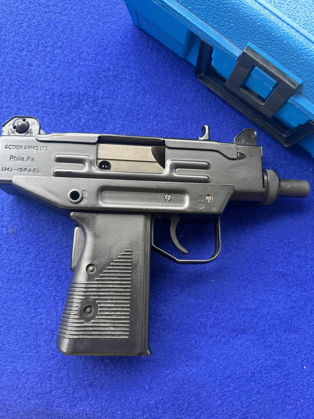 In Box Pre Ban Action Arms Uzi Pistol IMI Israel 9mm -img-9