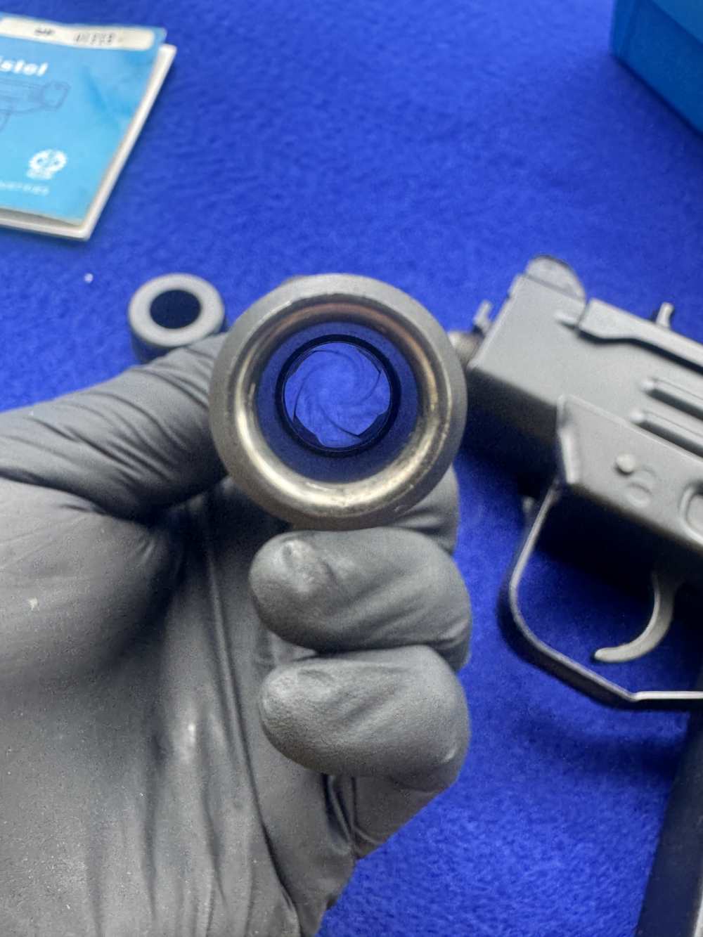 In Box Pre Ban Action Arms Uzi Pistol IMI Israel 9mm -img-23