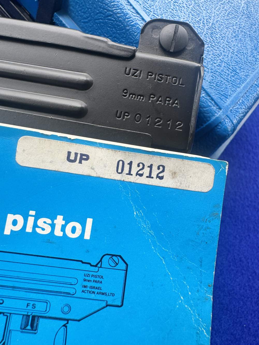 In Box Pre Ban Action Arms Uzi Pistol IMI Israel 9mm -img-3