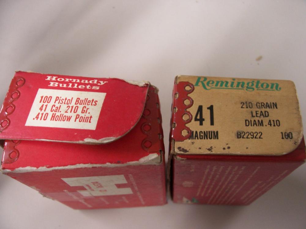 .41 caliber Hornady, Sierra and Remington 210 grain bullets-img-1