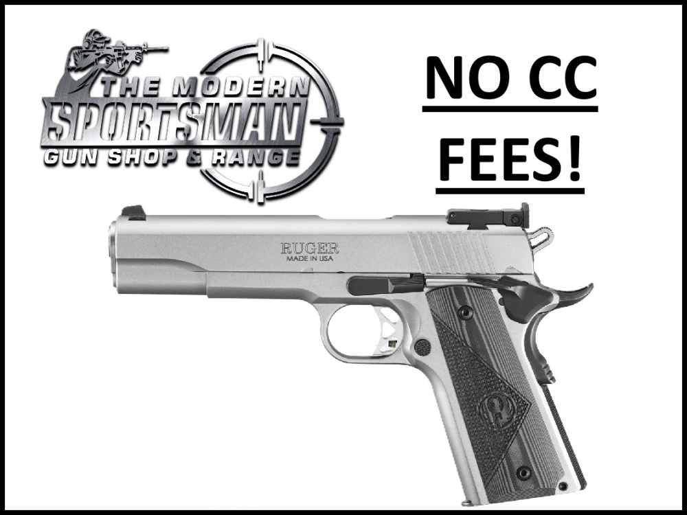Ruger SR1911 Target .45 ACP 5" Stainless Steel 1911 45 AUTO-img-0