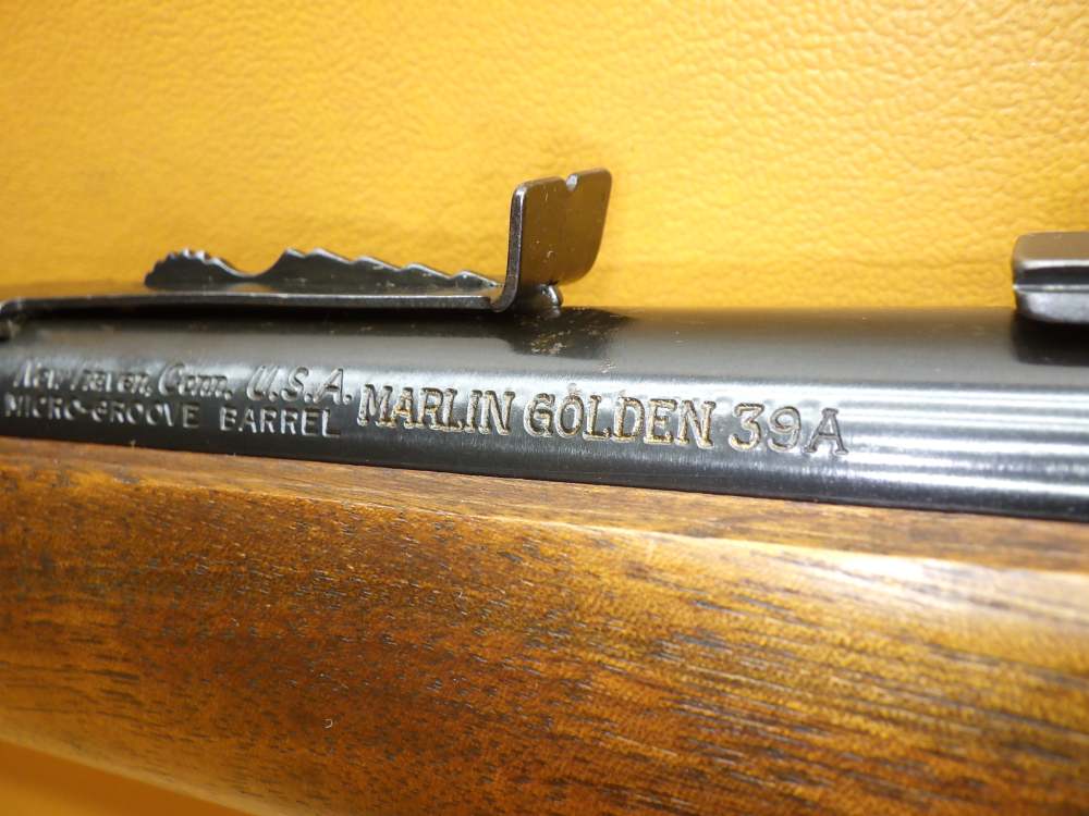 Marlin Golden 39A Lever-Action Rifle .22RF 24" JM Micro-Groove Bbl Mfg 1969-img-14