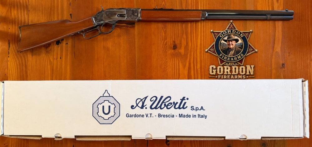 UBERTI 1873 SPORTING RIFLE .45 COLT 24.25" OCTAGON BARREL W/ LYMAN SIGHT-img-2