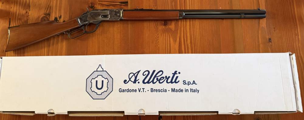 UBERTI 1873 SPORTING RIFLE .45 COLT 24.25" OCTAGON BARREL W/ LYMAN SIGHT-img-51