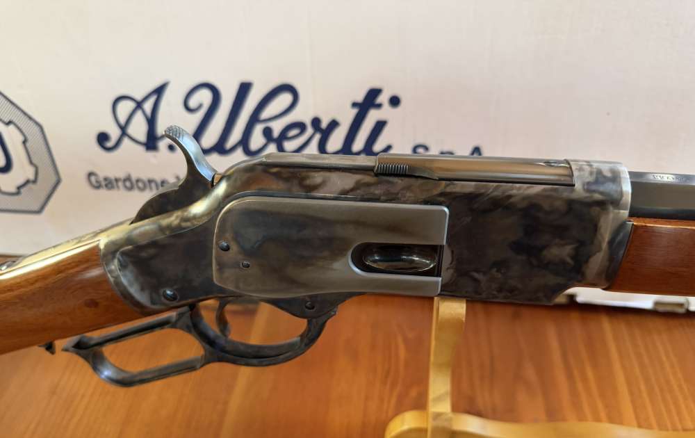 UBERTI 1873 SPORTING RIFLE .45 COLT 24.25" OCTAGON BARREL W/ LYMAN SIGHT-img-48