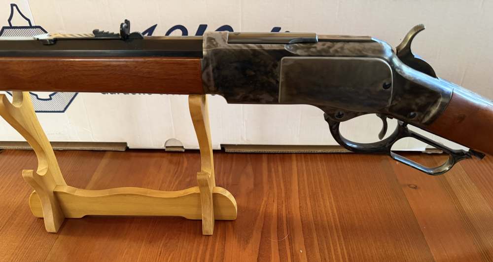 UBERTI 1873 SPORTING RIFLE .45 COLT 24.25" OCTAGON BARREL W/ LYMAN SIGHT-img-49