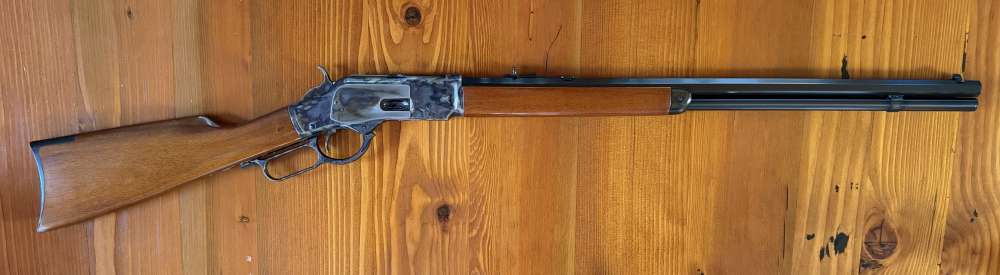 UBERTI 1873 SPORTING RIFLE .45 COLT 24.25" OCTAGON BARREL W/ LYMAN SIGHT-img-4
