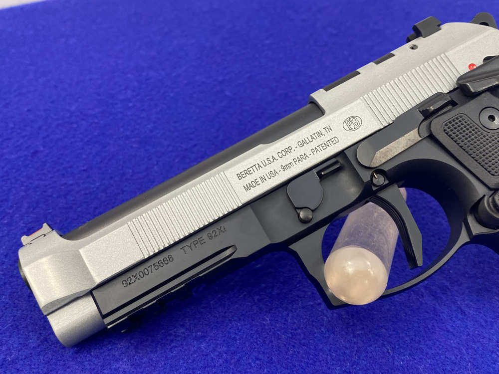 Beretta 92XI SAO 9mm Pistol 4.7" *OPTICS READY 2-TONE MODEL*-img-9