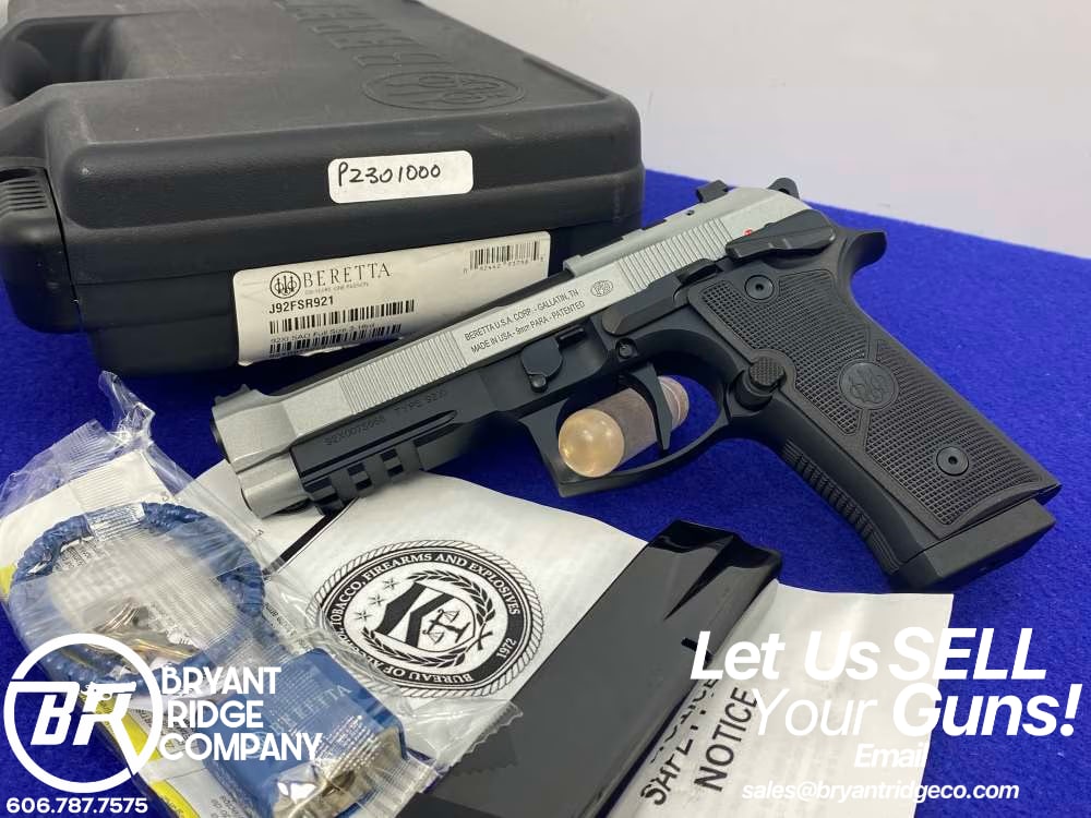 Beretta 92XI SAO 9mm Pistol 4.7" *OPTICS READY 2-TONE MODEL*-img-0