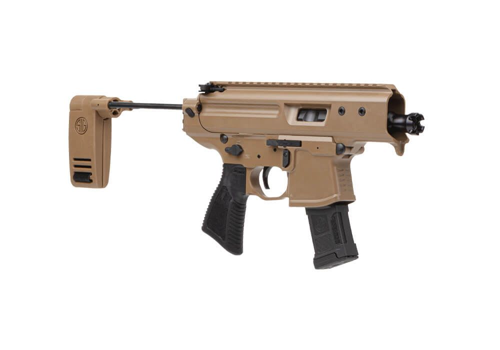 SIG SAUER MPX COPPERHEAD Gas Piston AR Style Pistol + Brace 9mm M1913 Rail -img-3