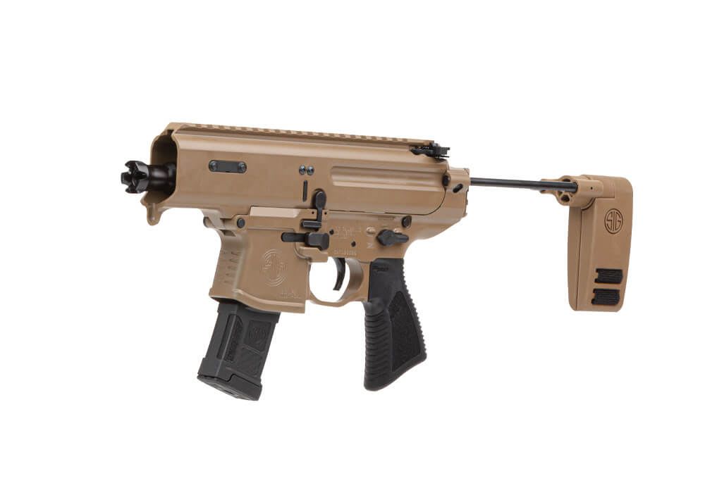 SIG SAUER MPX COPPERHEAD Gas Piston AR Style Pistol + Brace 9mm M1913 Rail -img-2
