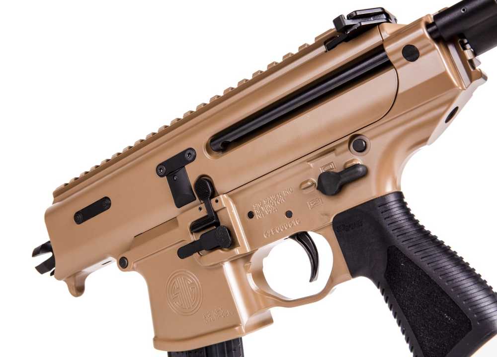 SIG SAUER MPX COPPERHEAD Gas Piston AR Style Pistol + Brace 9mm M1913 Rail -img-6