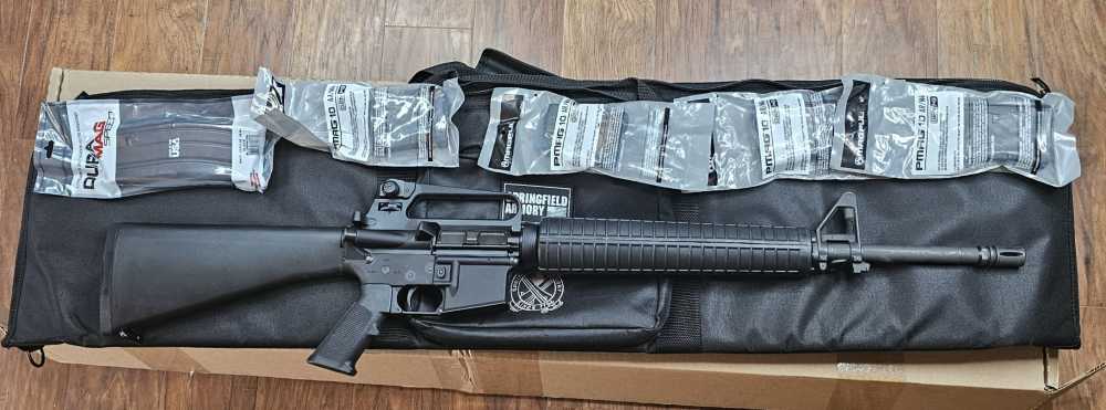 Springfield SA-16 A2 M16 A2 5.56/223 with extra Mags -img-0