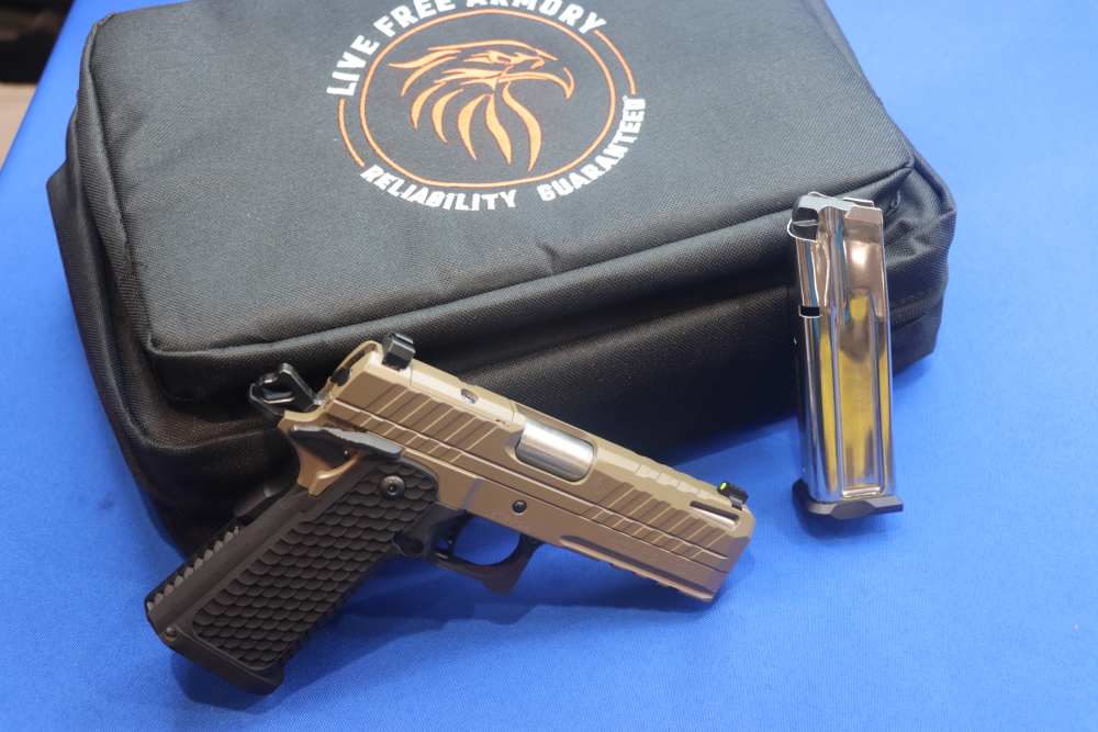 Live Free Armory LFA Model APOLLO 11 Pistol 9MM 1911 DS 17RD FDE 4.15" SA 9-img-34