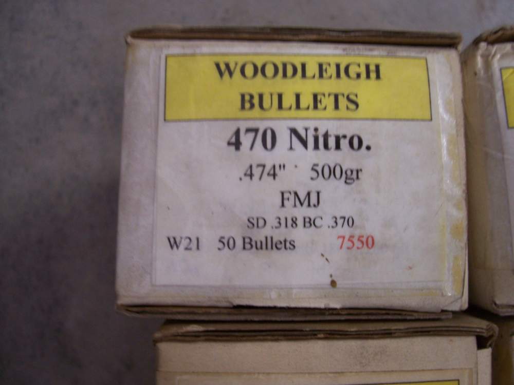 Woodleigh .470 Nitro 500 grain projectiles-img-2