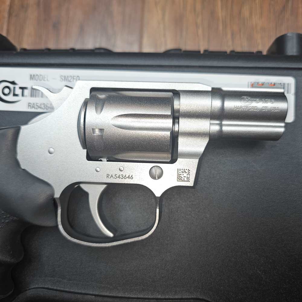 Colt Cobra Stainless Matte 2" Fiber Optic 6 Shot 38 Special+P-img-6