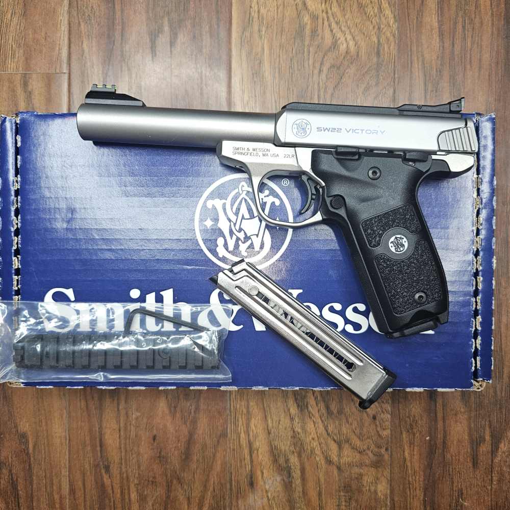Smith & Wesson SW22 Victory 5" Matte Stainless 108490-img-0
