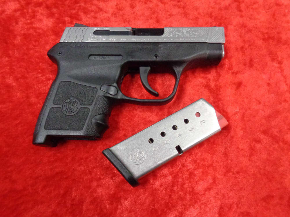 S&W M&P BODYGUARD 380 ACP Engraved Stainless Compact Carry Semi Auto TRADE-img-16
