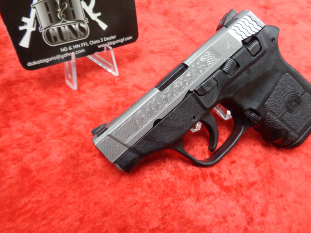 S&W M&P BODYGUARD 380 ACP Engraved Stainless Compact Carry Semi Auto TRADE-img-3