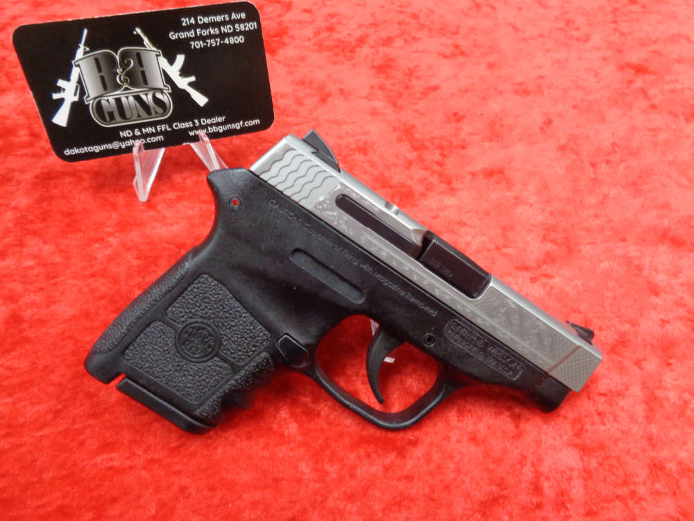 S&W M&P BODYGUARD 380 ACP Engraved Stainless Compact Carry Semi Auto TRADE-img-0